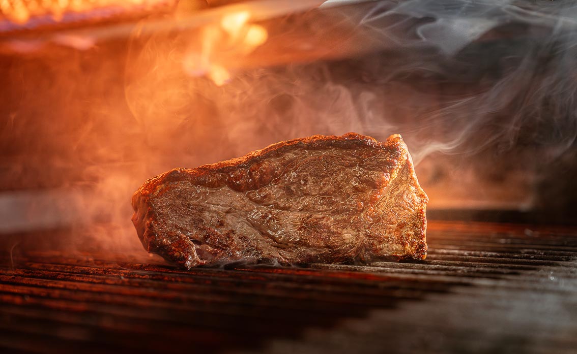 Steak auf dem Grill