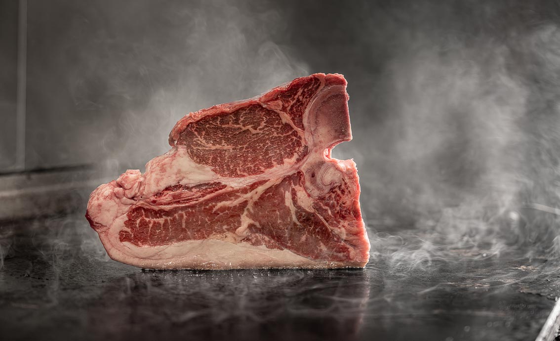 Porterhouse auf dem Grill