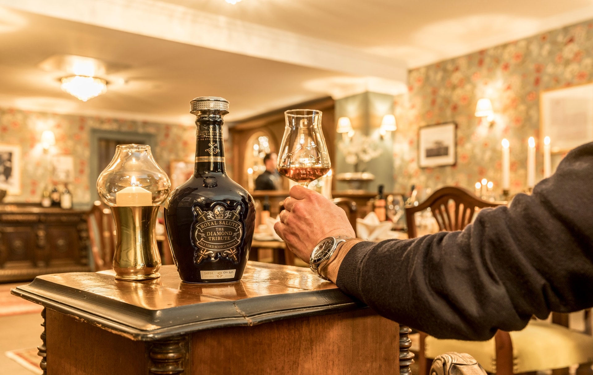 Royal Salute Whisky im Private Living Room